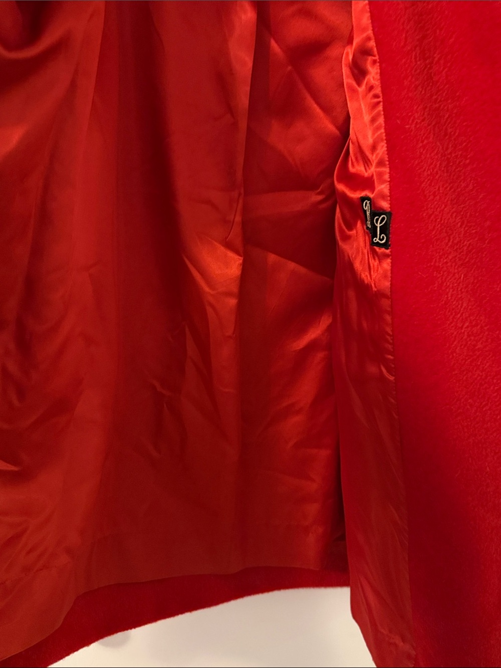 Vintage Red Wool Cape Coat — Lilli Ann San Francisco - Picture 12 of 16